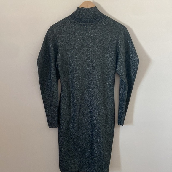 A.L.C. Samuel Puff Sleeve Metallic Dress - Picture 8 of 9